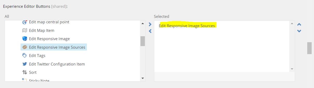 Custom Experience Button