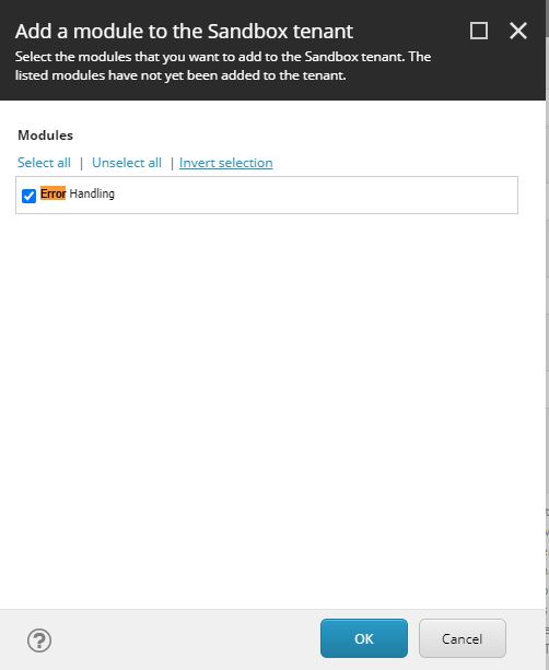 Error Handling Module